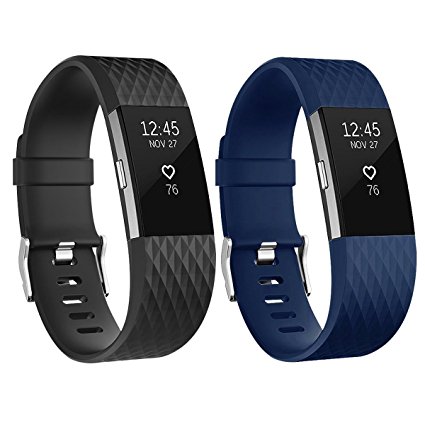 For Fitbit Charge 2 Bands, Adjustable Replacement Sport Strap Bands for Fitbit Charge 2 Smartwatch Fitness Wristband