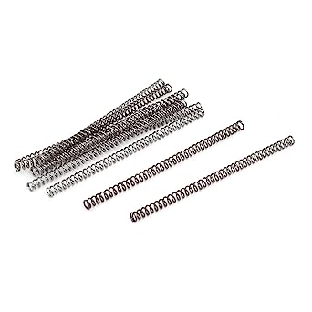 uxcell Compression Spring,304 Stainless Steel,2mm OD,0.3mm Wire Size,40mm Free Length,Silver Tone,10Pcs