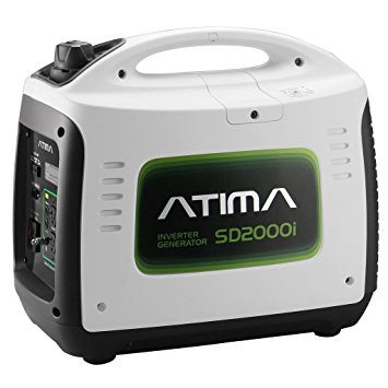 Atima SD2000i 2,000 Watt 4-Stroke Gas-Powered Quiet Portable Inverter Generator,CARB Compliant