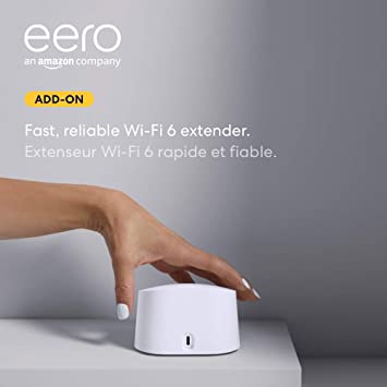 Amazon eero 6 dual-band mesh Wi-Fi 6 extender - expands existing eero network