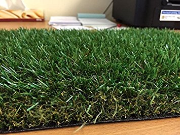Luxury 30mm Pile Height Artificial Grass | 6ft 6" (2 metres) wide choose your own length in 1ft (foot) Lengths | Cheap Natural & Realistic Looking Astro Garden Lawn | High Density Fake Turf