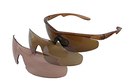 NYX Carbon Professional Amber 3-Lens Series Sunglasses