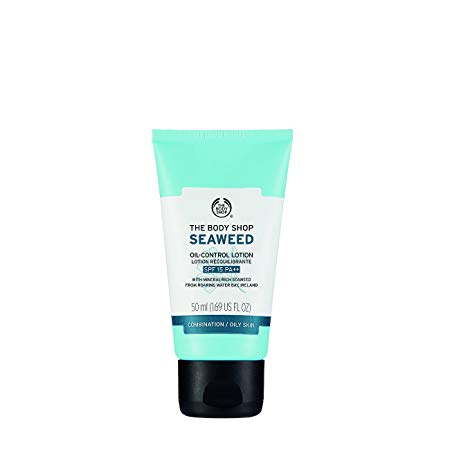 The Body Shop Seaweed Oil-Control Lotion SPF 15, Paraben-Free Face Lotion, 1.69 Fl. Oz.