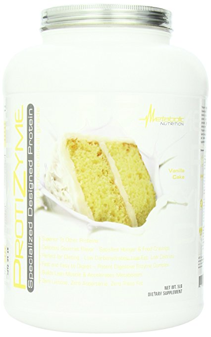 Metabolic Nutrition Protizyme, Vanilla Cake, 5 Pound