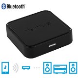 Nyrius Songo Wireless Bluetooth Music Receiver Adapter for Audio Streaming iPhone iPad iPod Samsung Android HTC Smartphones Tablets Laptops to Speaker Systems with 35mm Auxiliary Input BR40