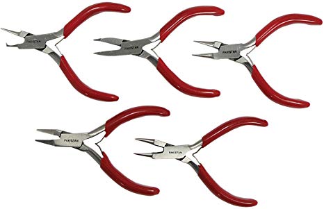 SE Stainless Steel Mini Pliers Set (5 PC.) - 7042MP