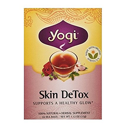 Yogi Tea,16 Tea Bags (Skin Detox, 1 Pack)
