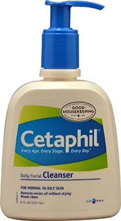 Cetaphil Daily Facial Cleanser -- 8 fl oz - 2pc