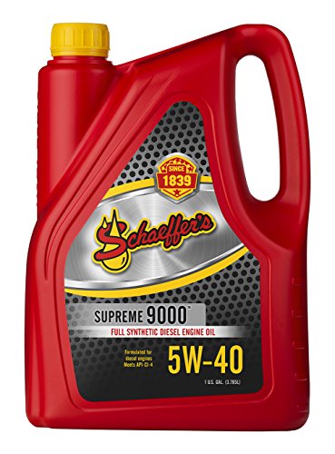 Schaeffer Manufacturing Co. 9000-006S Supreme 9000 Full Synthetic Engine Oil 5W-40, 1 gallon