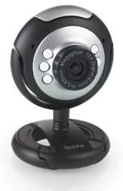 TechnoTec® USB Webcam Camera, High Quality&Resolution, 5G Lens, Built in Microphone & 6 LED, for PC/Laptop Skype/MSN/Yahoo.Plug&Play(No CD Or Software Needed), In A Gift Box.