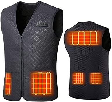 Heated Vest，USB Charging Electric Heated Jacket，Washable，Christmas Gifts，Unisex