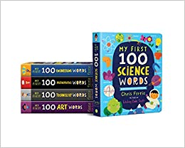 My First 100 STEAM Words Book Set from Baby University: Introduce Babies and Toddlers to Science, Technology, Engineering, Mathematics, Art and More! (My First STEAM Words)