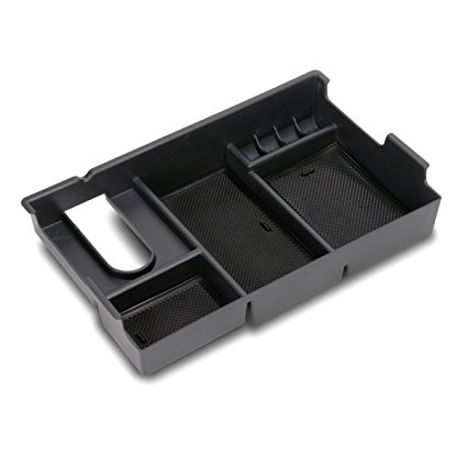 Car Center Console Armrest Box Glove Box Secondary Storage Console Organizer Insert Tray For Toyota Tundra 2014-2017