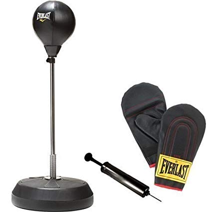 Everlast Punch Bag Stand Kit with Boxing Gloves and Pump