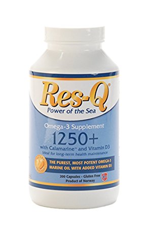 Res-Q 1250  Omega-3 & Vitamin D3 Fish Oil 200 Capsules