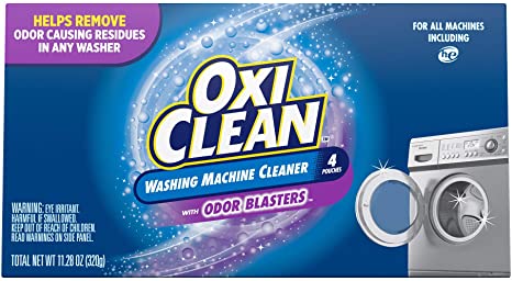 Washing Machine Cleaner with Odor Blasters, 4 Count ! ! ! 02 Pack of 4 Count
