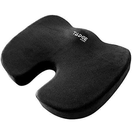 Seat Donut Cushion For Office Chair – Supports Lower Back, Tailbone, Sciatic Nerve, and Coccyx Pain - Orthopedic Memory Foam | Universal Car, Truck, Vehicle & Office Use