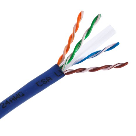 GearIt 1000 Feet Bulk Cat6 Ethernet Cable - Cat 6e 550Mhz 24AWG Full Copper Wire UTP Pull Box, Blue [Lifetime Warranty]