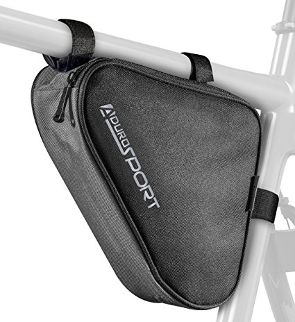 Aduro Sport Bicycle Bike Storage Bag Triangle Saddle Frame Strap-On Pouch for Cycling