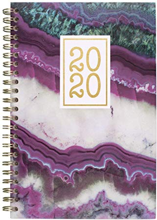2020 Planner, Cambridge Weekly & Monthly Planner, 5-1/2" x 8-1/2", Small, Agate, Multicolor (1053-200)