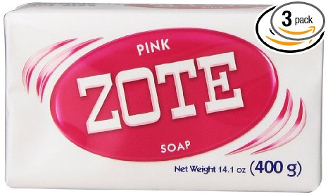 Zote Pink Soap  Pack of 3 Total 14.1 oz