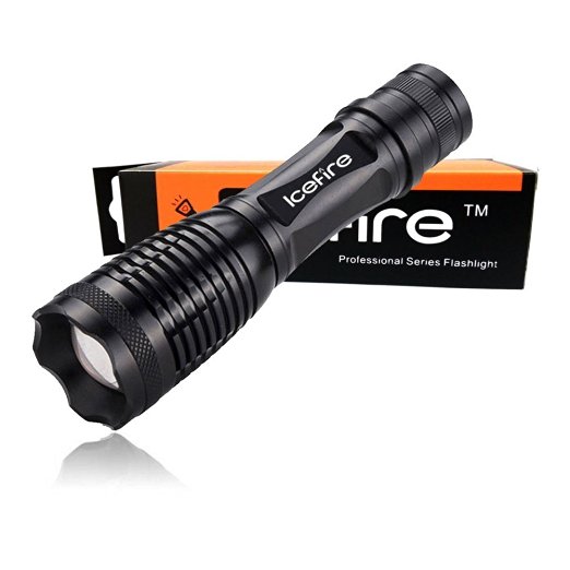 2000 Lumens CREE XML T6 LED Zoomable Flashlight Torch Skid Proof Fit AAA 18650