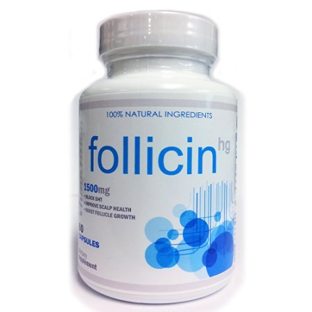 Follicin HG | DHT Blocker for Men and Women | Natural Hair Regrowth Treatment