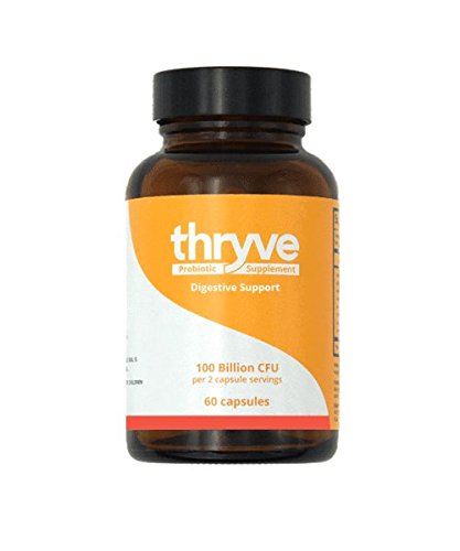 Thryve Inside Digestive Health Probiotic - 100 Billion CFU in 2 Capsule Servings - Helps with Bloating, Abdominal Pain, Incomplete Evacuation, Diarrhea, Constipation, Nausea & Others