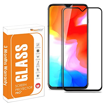 OpenTech® Tempered Glass Screen Protector for OnePlus 7T Edge to Edge Coverage with Easy Installation kit