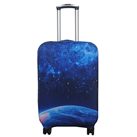 Explore Land Travel Luggage Cover Fits 18-32 Inch Luggage