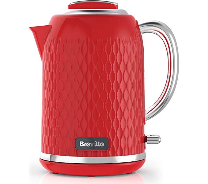 Breville Curve Jug Kettle, 3000 W, 1.7 Litres (Red)