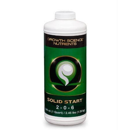 Solid Start: Vegetative Kelp based nutrient growth booster for hearty rapid plant growth. For Soil, Coco, and hydroponic mediums
