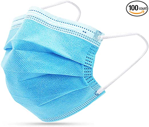SKYLMW 3-Ply Disposable Protection Anti-Dust Face Cover