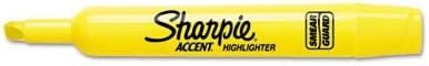 Major Accent Chisel Point Highlighter, Yellow SAN25005