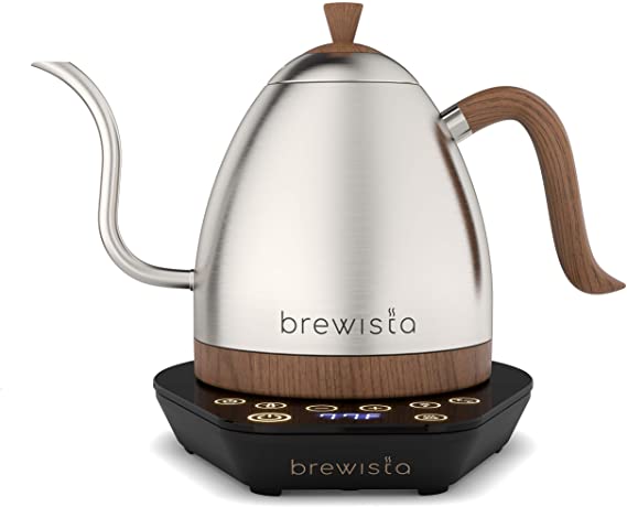 Brewista | Artisan 1.0L Electric Gooseneck Kettle | Electric Water Kettle For Pour Over Coffee (Stainless)
