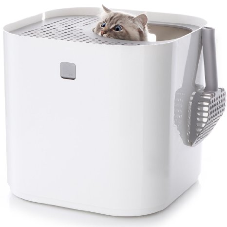 Modkat Litter Box Kit Includes Scoop and Reusable Liner