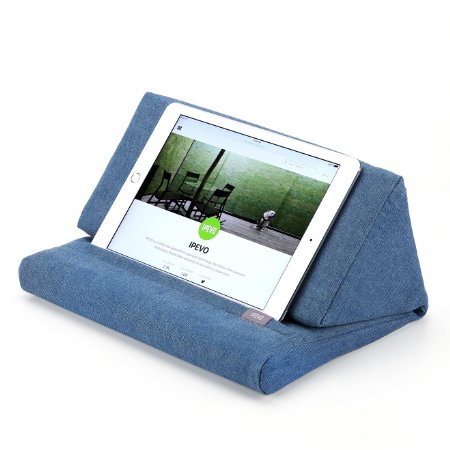 Ipevo Pillow Stand for iPad AiriPad 4iPad 3iPad 2iPad 1NexusGalaxy - Blue Denim MEPX-07IP
