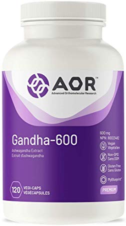 AOR - GANDHA-600 120 Capsules - Ashwagandha Extract
