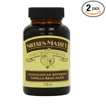 Nielsen-Massey Madagascar Bourbon Pure Vanilla Bean Paste, 4-Ounce Jars (Pack of 2)