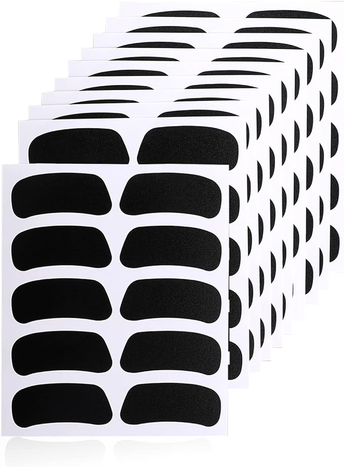 125 Pairs Eye Black Stickers for Kids Football Face Stickers Customizable Eye Strips for Baseball Football Softball Lacrosse Fans, Sports Eye Black Stickers for Sports Game Day Themed Birthday Party