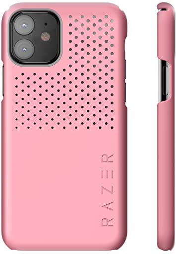 Razer Arctech Slim for iPhone 11 Case: Thermaphene & Venting Performance Cooling - Wireless Charging Compatible - Quartz Pink