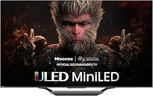 Hisense 85-Inch Class U7 Series Mini-LED ULED 4K UHD Google Smart TV (85U7N, 2024 Model) - QLED, Native 144Hz, Motion Rate 480, Full Array Local Dimming, Game Mode Pro, Alexa Compatibility