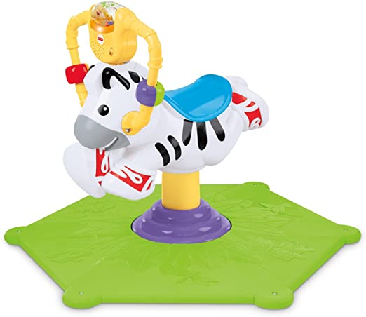 Fisher-Price K0317 Bounce and Spin Zebra