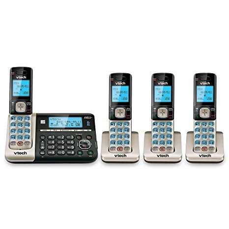 VTech 4 Handset Connect to Cell Cordless Phone System