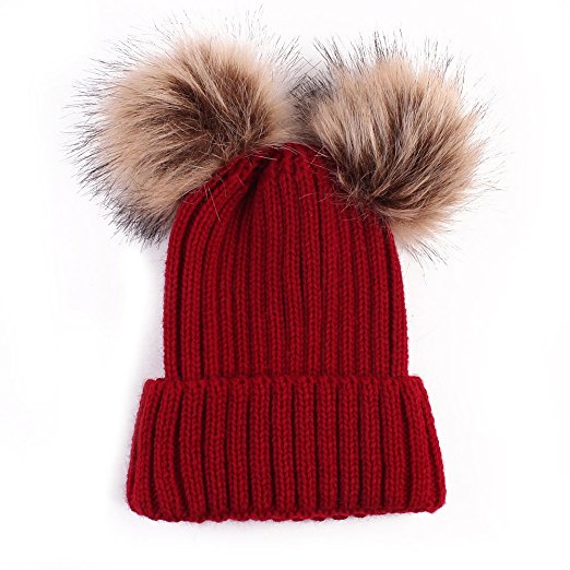 Baby Winter Warm Hat, Oenbopo Baby Winter Warm Knit Hat Infant Toddler Kid Crochet Hat Beanie Cap 2017 New Style