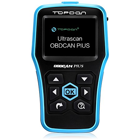 OBD2 Scanner, Topdon Professional Car Diagnostic Tool Universal OBDII Code Reader Auto CAN Diagnostic Scanner for Reading and Clearing Vehicle Trouble Codes (Plus)