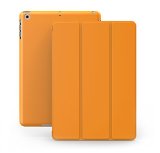 KHOMO iPad Mini  Mini 2 Retina  Mini 3 Case - DUAL Orange Super Slim Cover with Rubberized back and Smart Feature Built-in magnet for sleep  wake feature For Apple iPad Mini Tablet