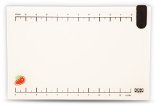 Premium Plastic Cutting Board Set - 135 X 9 Large Chopping Board with 2 Flexible Cutting Mats Nonslip Dishwasher Safe - Pearl White