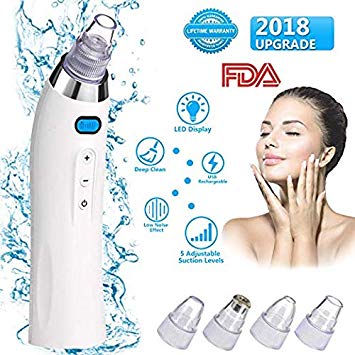Acne Suction Blackhead Removal [2018 UPGRADED USA] The Original Pore Vacuum Acne Treatment Pore Cleaner Skin Care USB By Vettern Best Acne Treatment for Adults - Limited