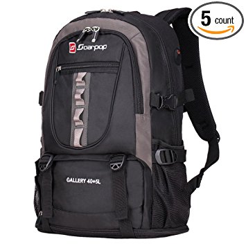 Soarpop Waterproof Backpack, 40 5L Multipurpose Outdoor Hiking/Climbing Backpack